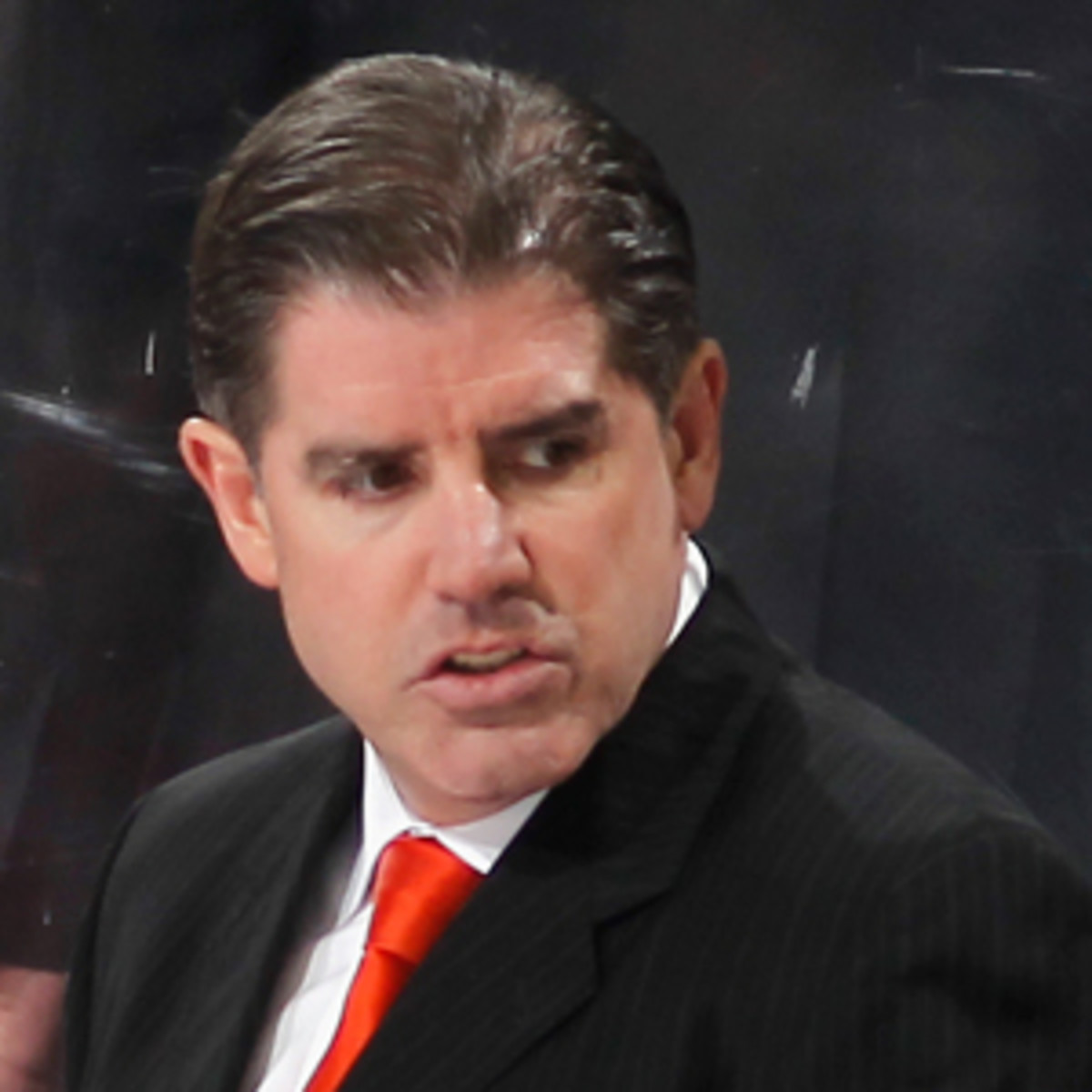 Peter Laviolette has come under fire from Flyers fans during their disappointing 2013 showing. (Andy Marlin/NHL/Getty Images)
