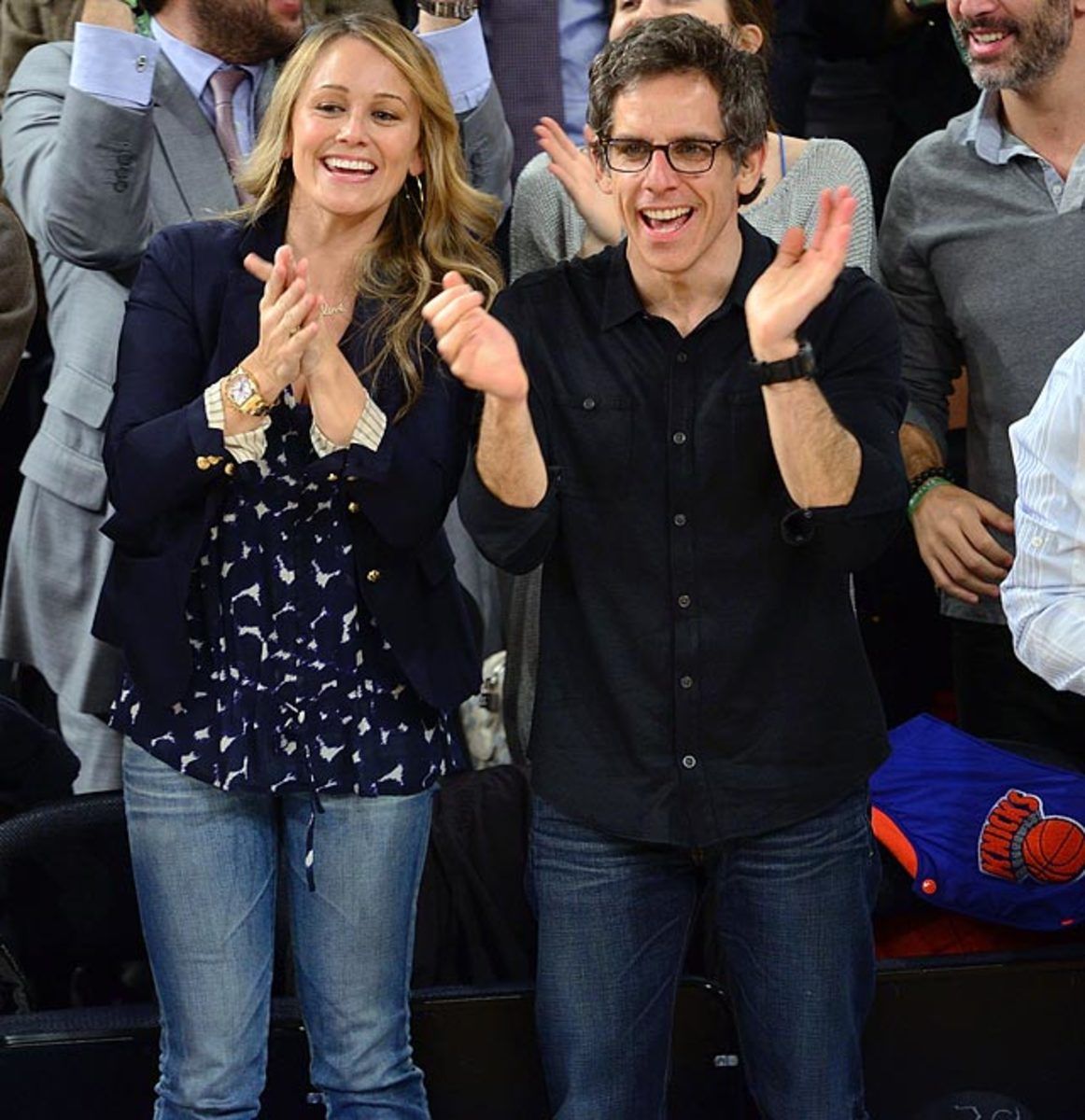 Christine Taylor and Ben Stiller 