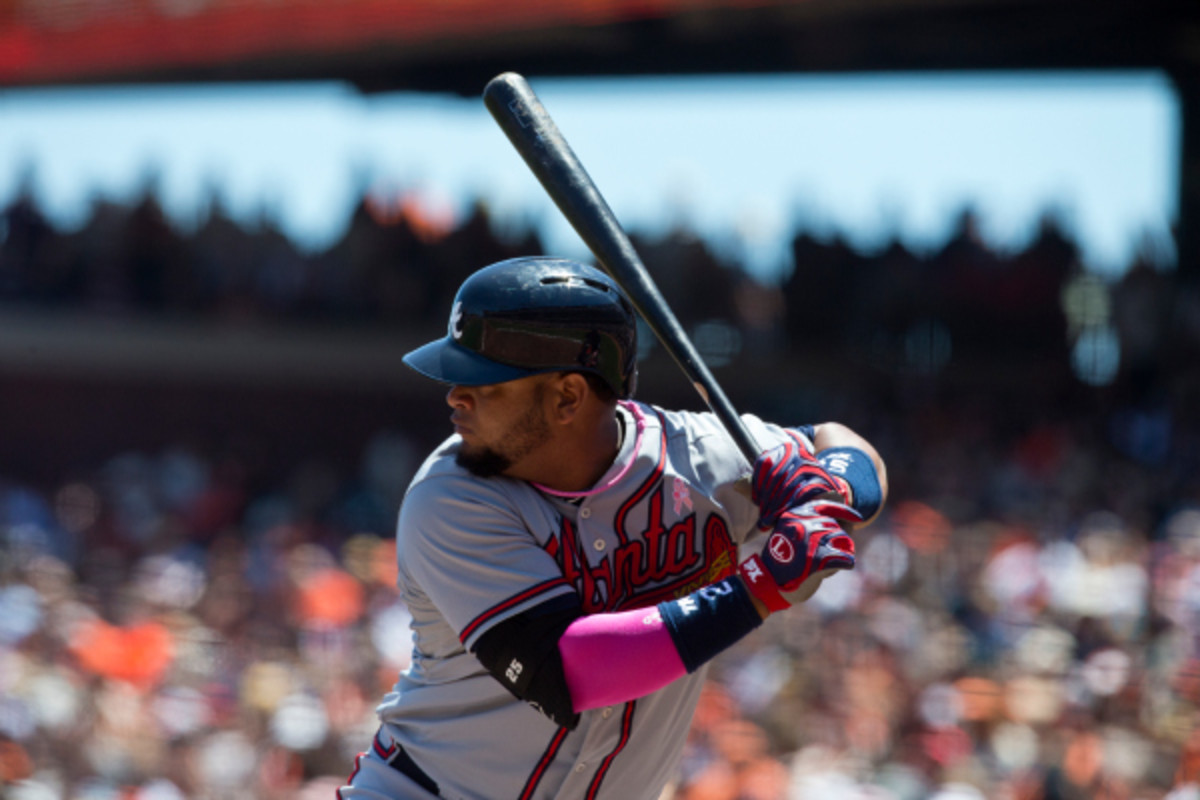 Facing a depleted bullpen, the Braves designated Juan Francisco for assignment to make room for left-handed pitcher Alex Woods. (Jason O. Watson/Getty Images)