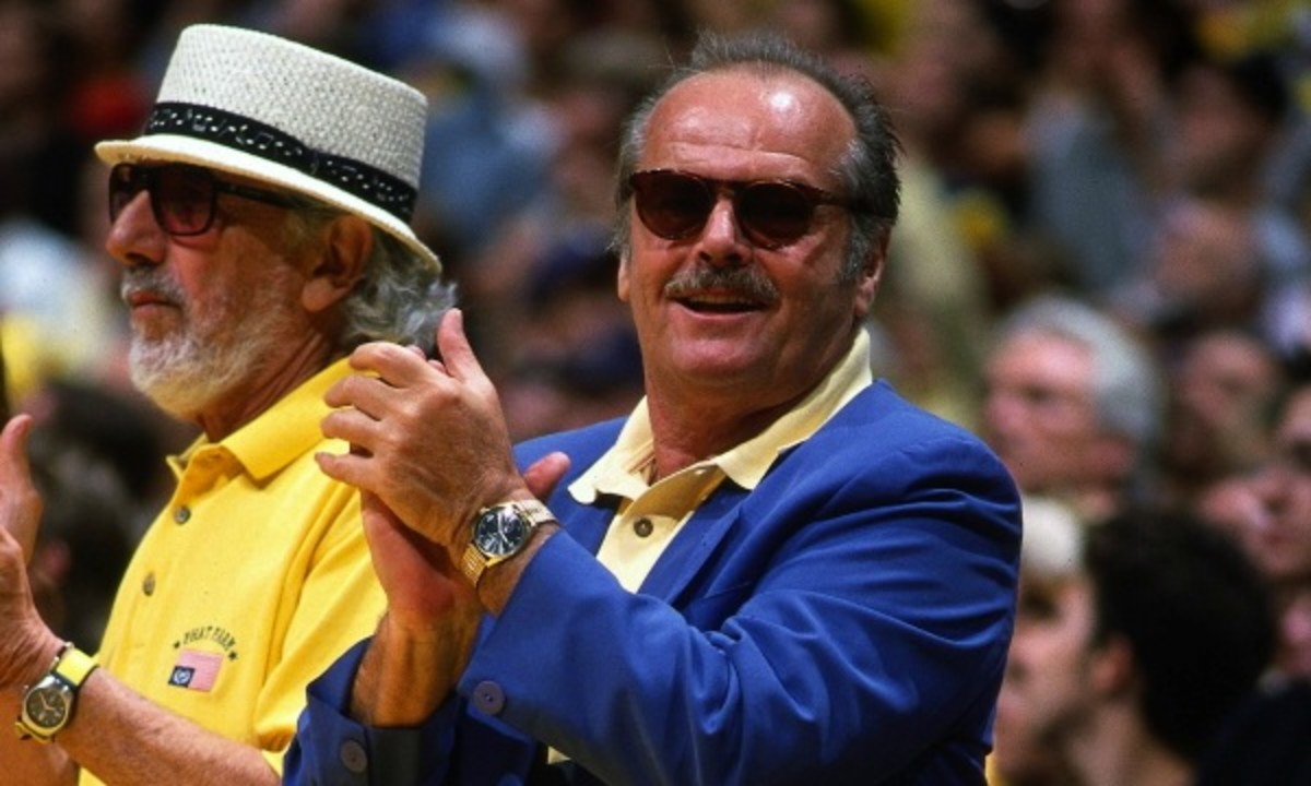 Superfans like Jack Nicholson will be thrilled that the Lakers made the playoffs. (Nathaniel S. Butler/Getty Images)