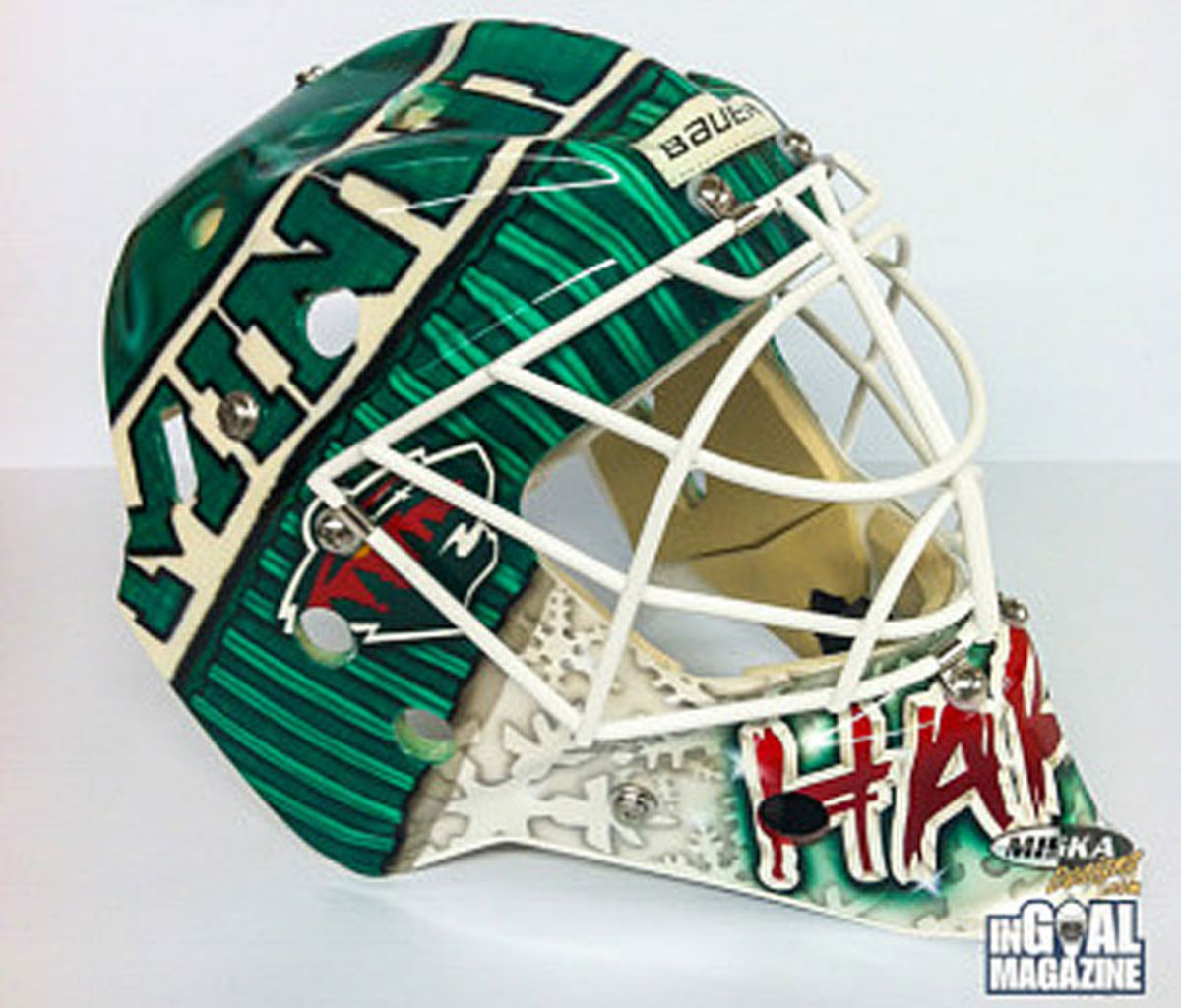 Josh Harding's new goalie mask