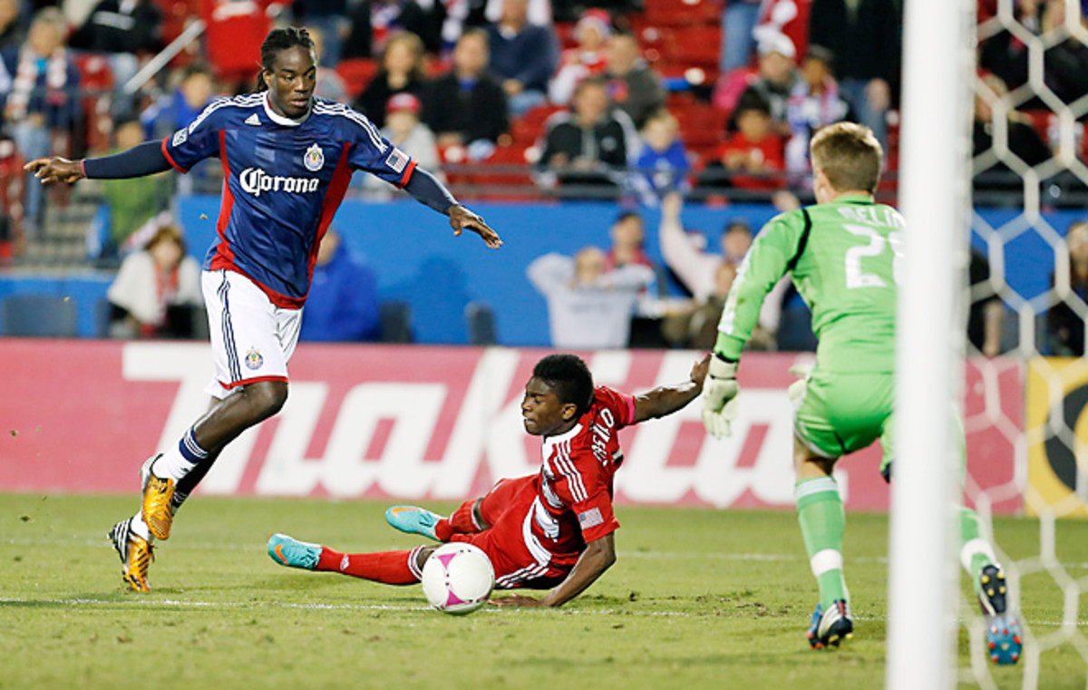 The Sounders have acquired seven-time MLS all-star Sharlie Joseph (left) in a trade with Chivas USA.