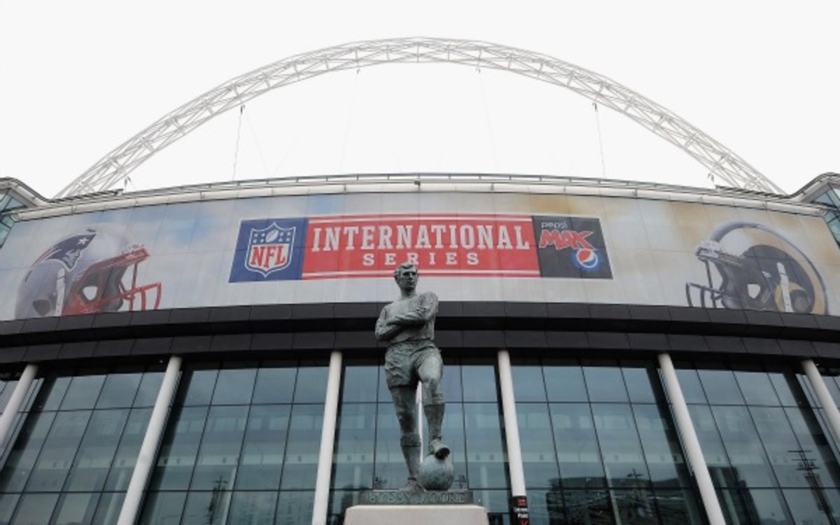 The NFL is looking to add a third London game to the schedule in the future. (Christopher Lee/FA Images/Getty Images)