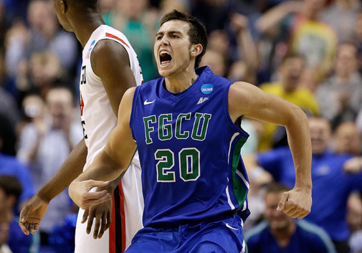 Florida Gulf Coast's magical March run was one of the highlights of the 2012-13 hoops season . (Rob Carr/Getty Images)