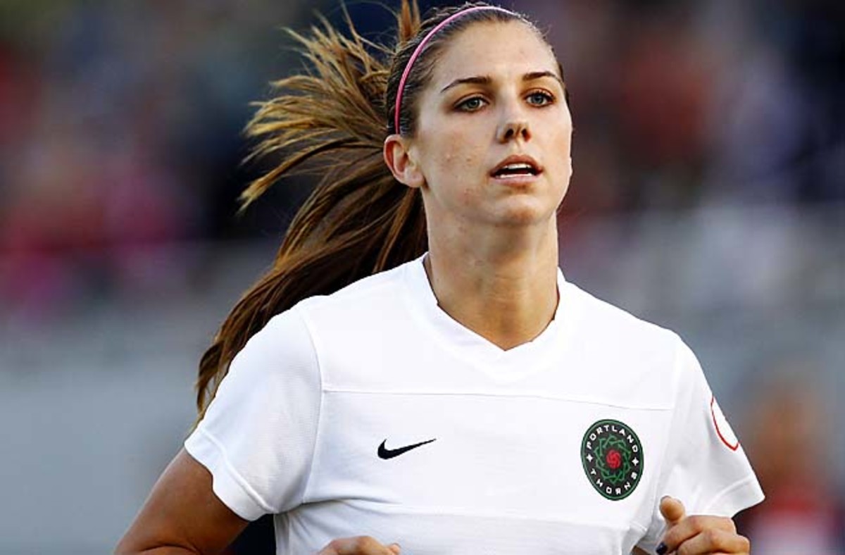 Alex Morgan plays for the Portland Thorns in the new National Women's Soccer League.