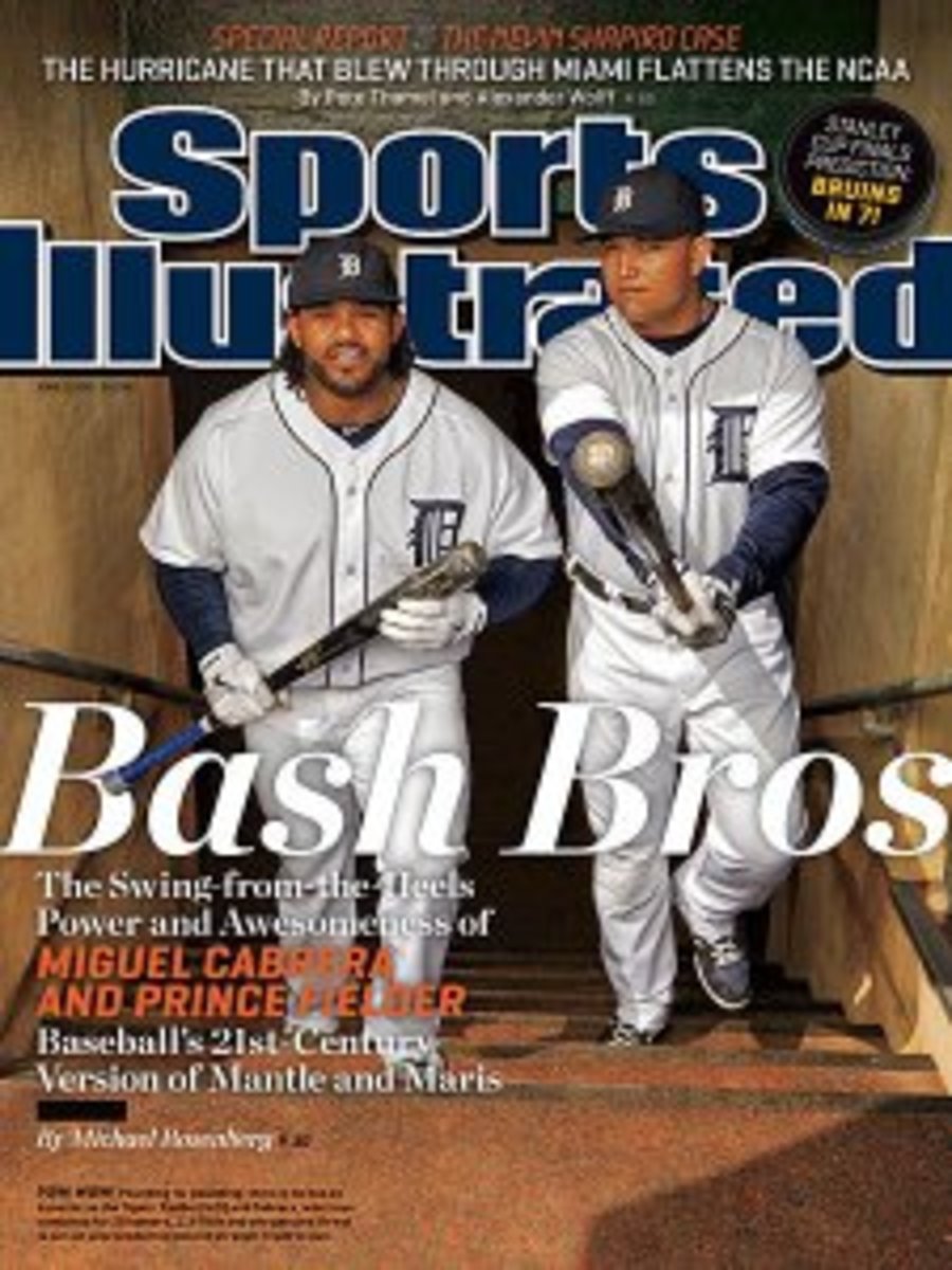 Tigers' Prince Fielder and Miguel Cabrera on June 17 cover of Sports
