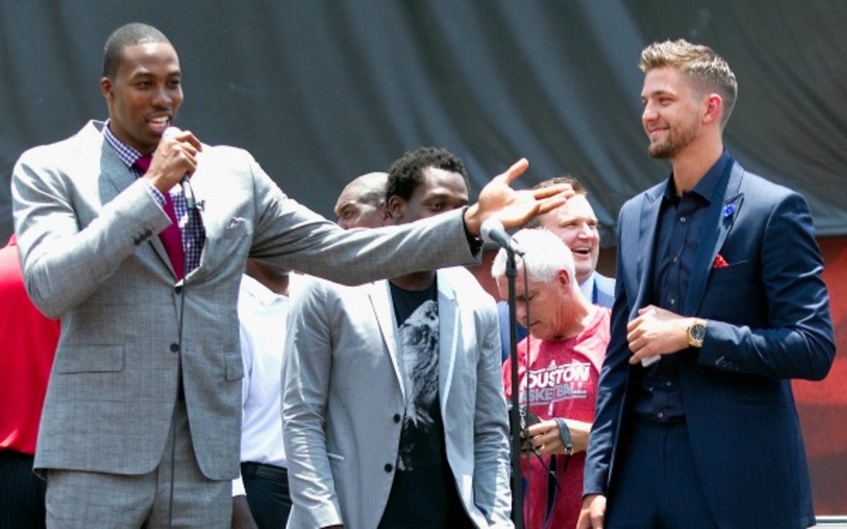 Dwight Howard and Chandler Parsons first became friends in Florida. (Bob Levey/Getty Images)