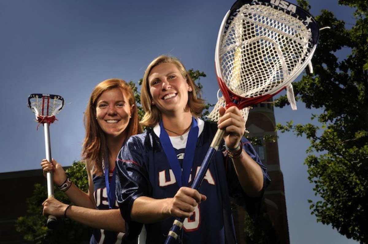 Caroline Cryer, an attacker, from Centennial and Devon Wills, goalie, of Denver, were on the USA 2009 Elite World Cup Team that won the FIL Women's Lacrosse World Cup 2009 in Prague. Joe Amon / The Denver Post