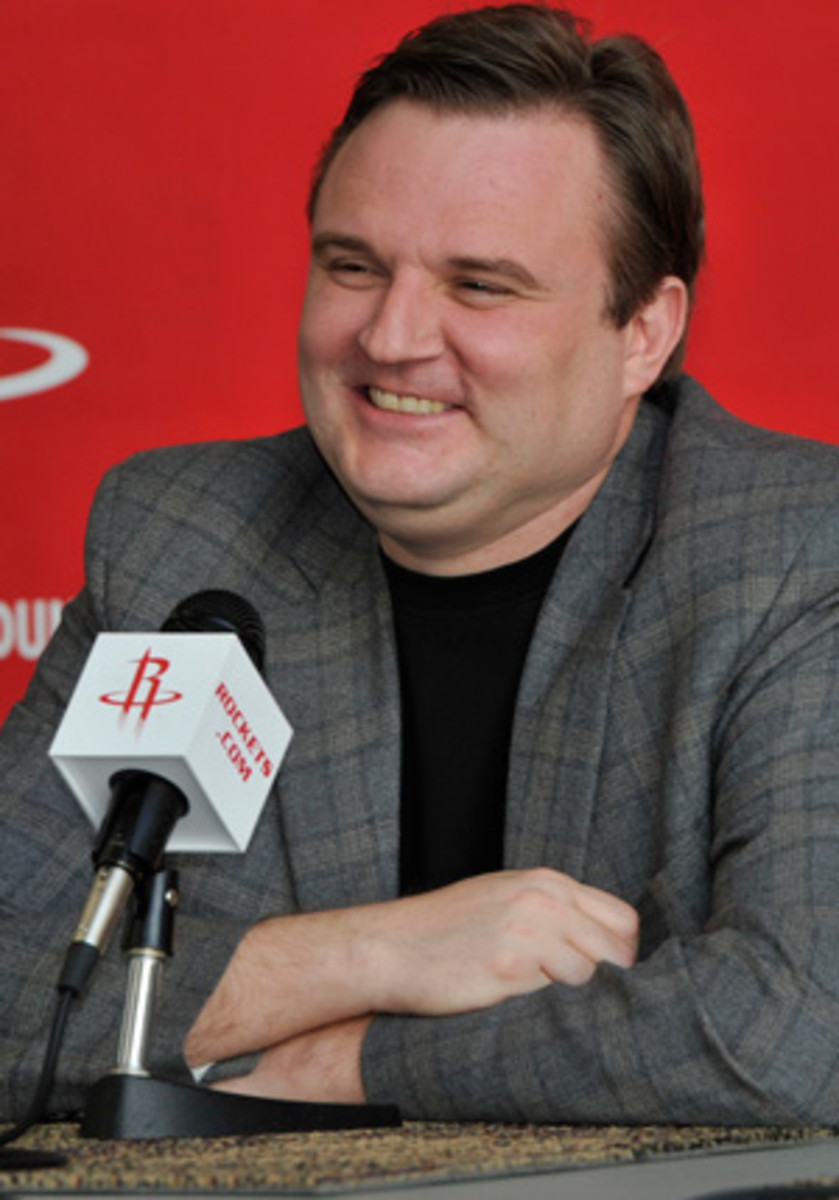 Rockets GM Daryl Morey hosted the annual Sloan Sports Analytics Conference this weekend. (Bill Baptist/Getty Images)