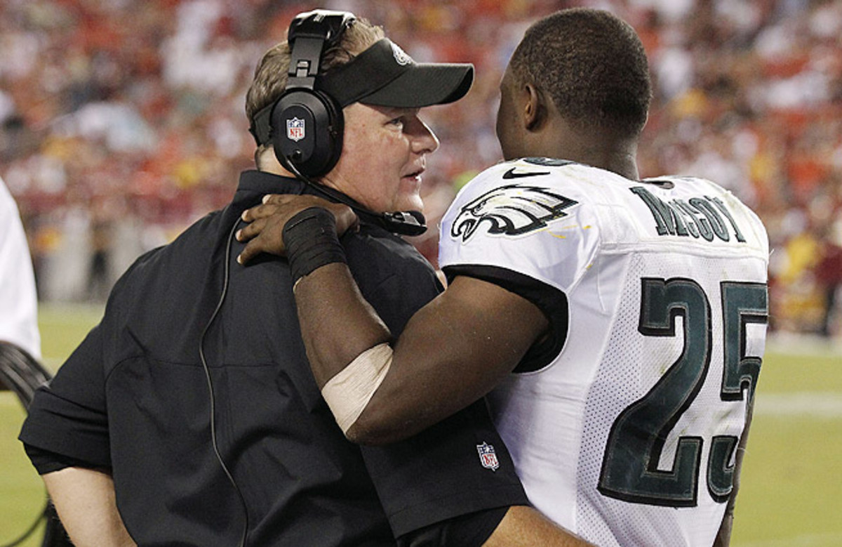 The pairing of Chip Kelly (left) and LeSean McCoy has proved devastating for opposing defenses.