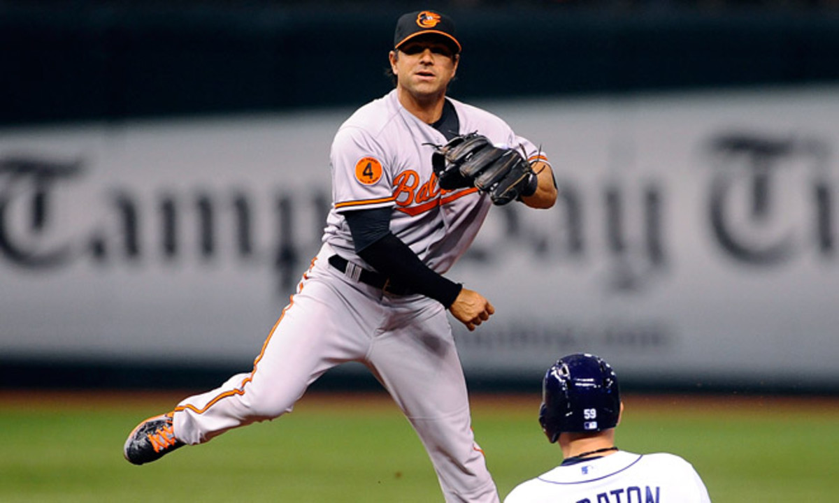 Brian Roberts hurt his hamstring on a slide during Baltimore's win over Tampa Bay on Thursday.