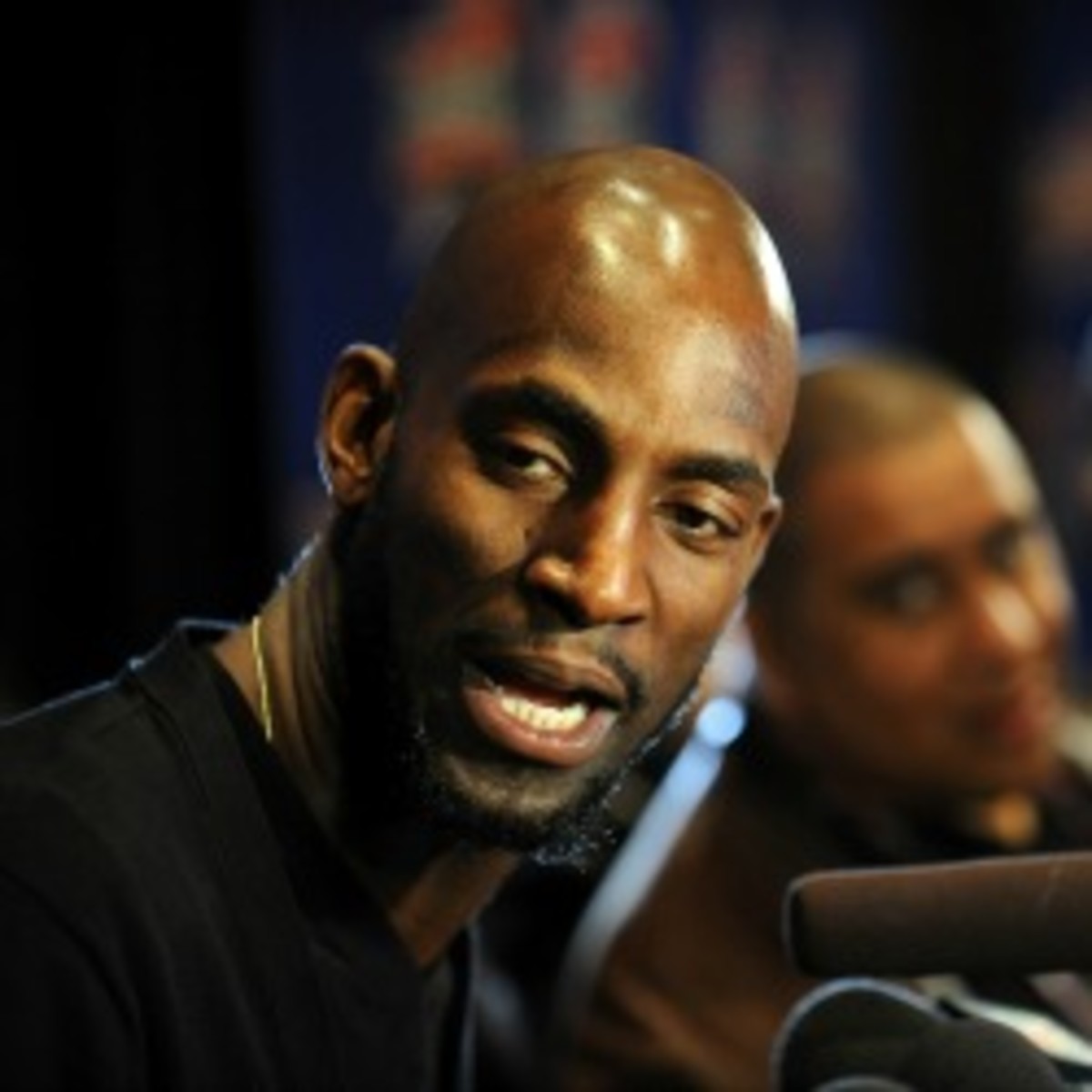 Celtics big man Kevin Garnett is averaging 15.1 points and 7.7 rebounds this season. (Juan Ocampo/Getty Images)