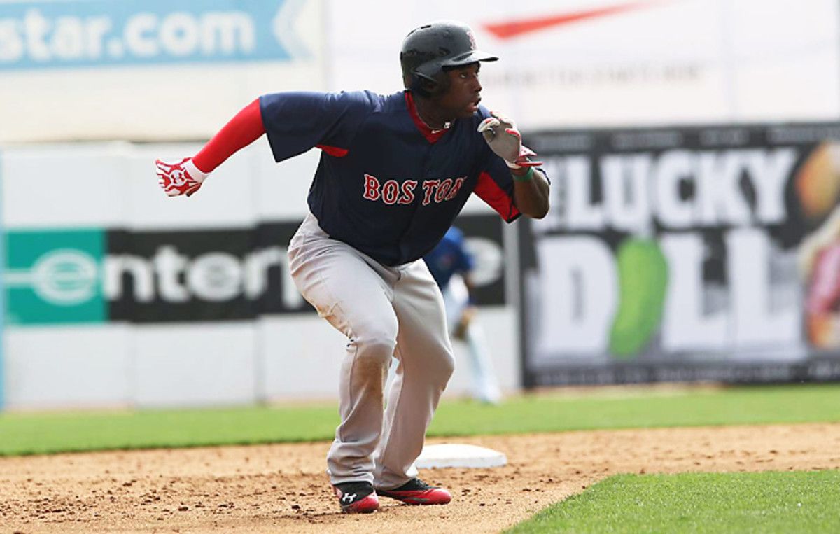Outfielder Jackie Bradley Jr., 22, earned a starting spot in Boston's lineup after a torrid spring.