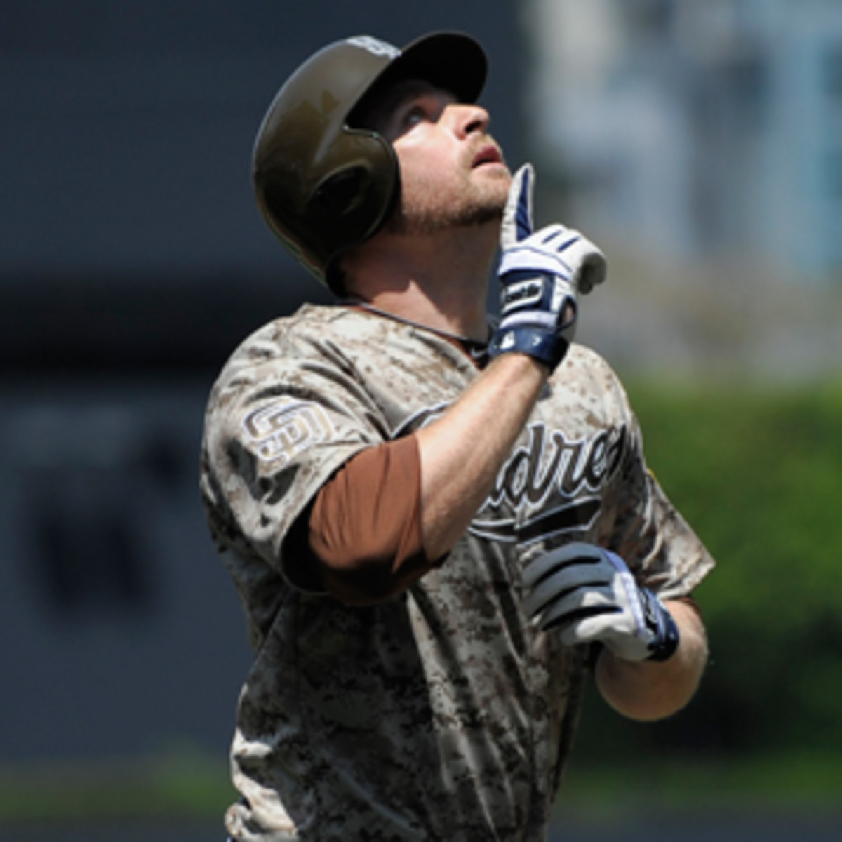 Chase Headley said he doesn't want a contract extension to distract the Padres' season. (Denis Poroy/Getty Images)