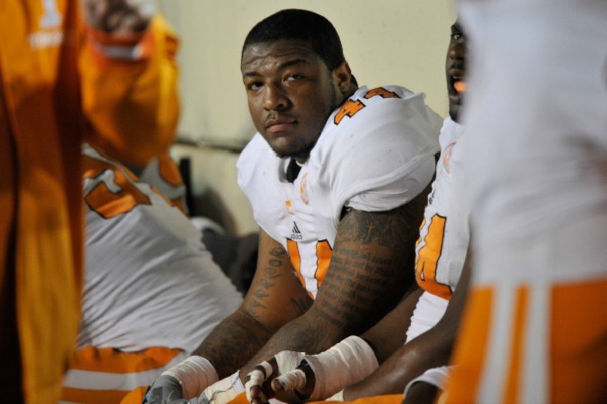 Tennessee defensive tackle Maurice Couch is included in a Yahoo Sports report. (Frederick Breedon/Getty Images)