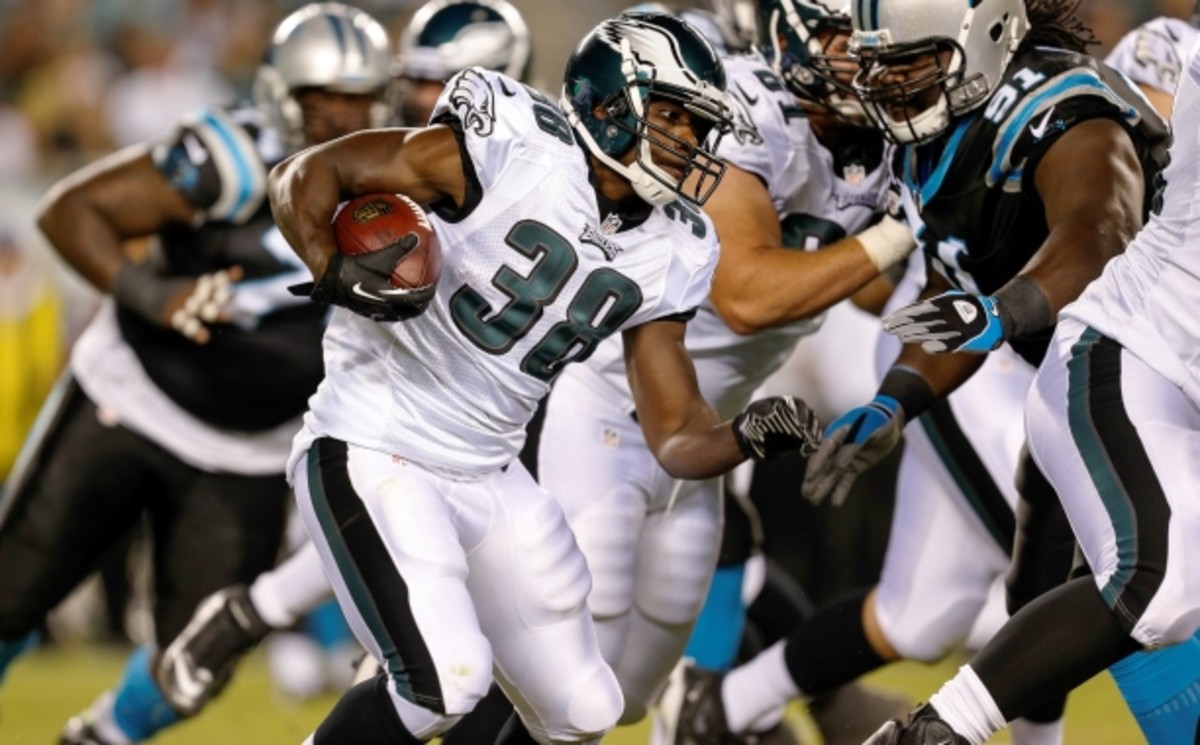 Felix Jones was unimpressive in two preseason outing for the Eagles. (Brian Garfinkel, AP)