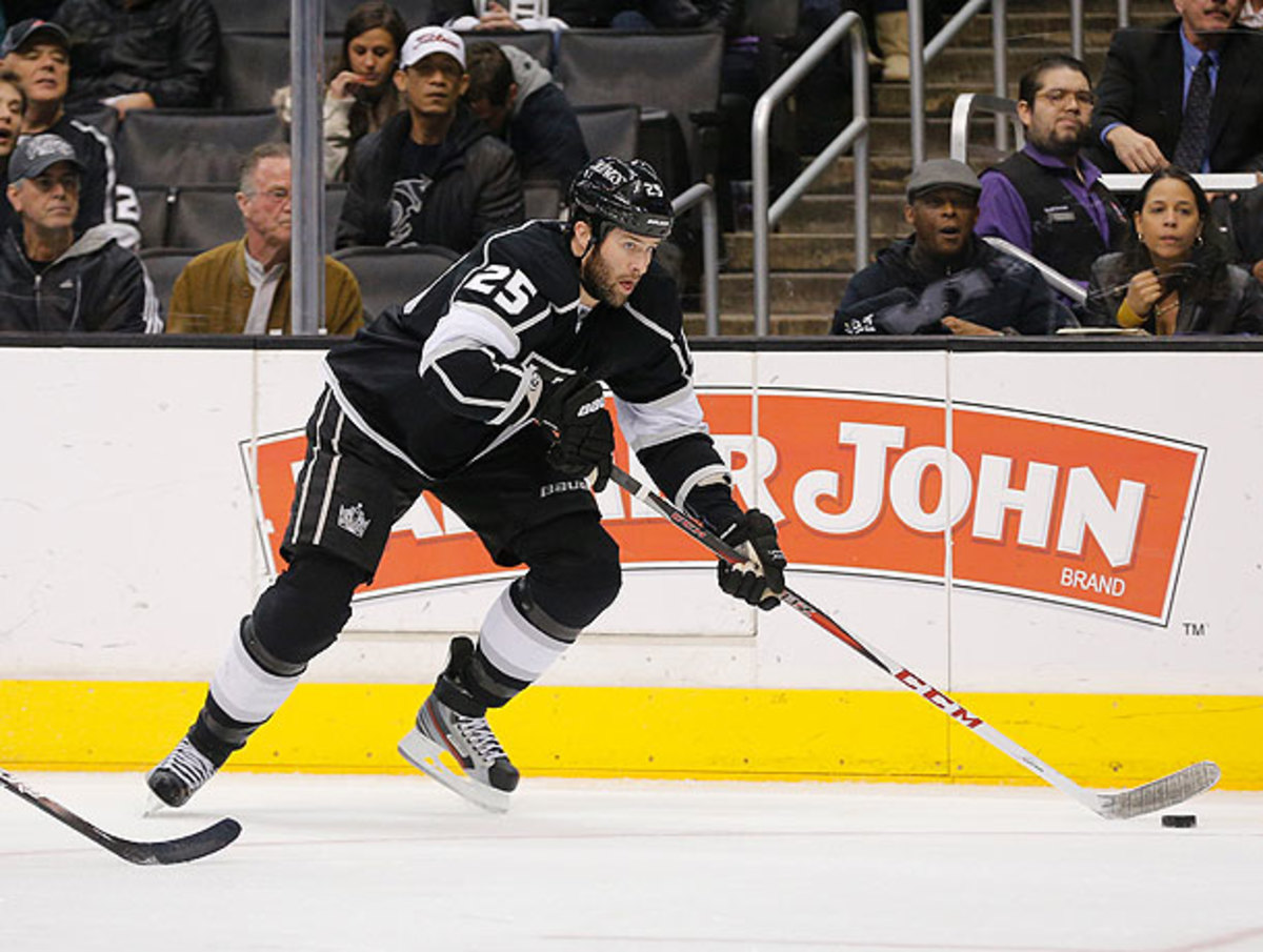 Dustin Penner chipped in 14 points in 33 games for the Kings during the 2013 season. 