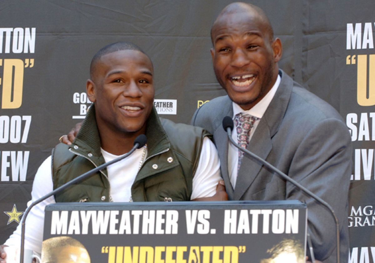 Floyd Mayweather and Bernard Hopkins