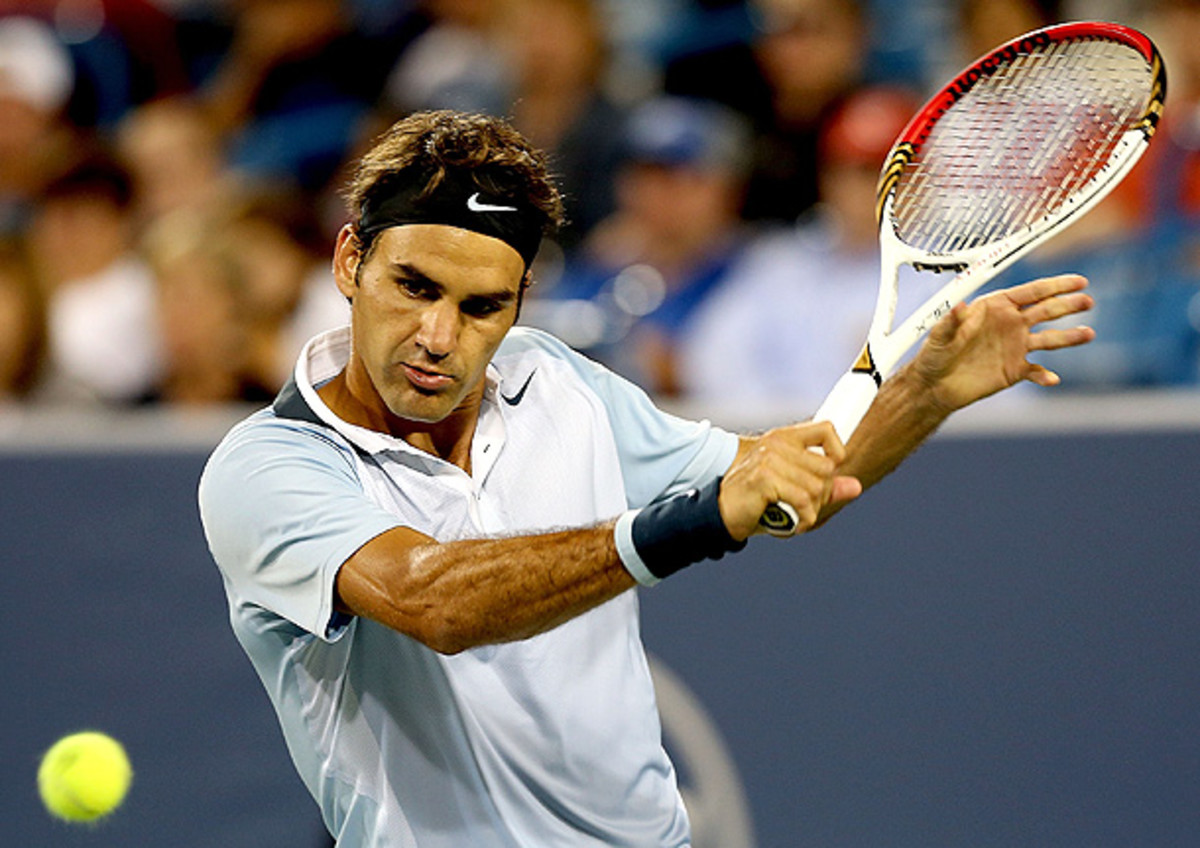 Roger Federer said that he will do some racket testing at a later date. (Matthew Stockman/Getty Images)