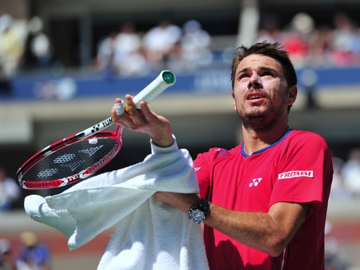 Wawrinka having a case of deja vu against Djokovic. (Stan Honda/AFP/Getty Images)