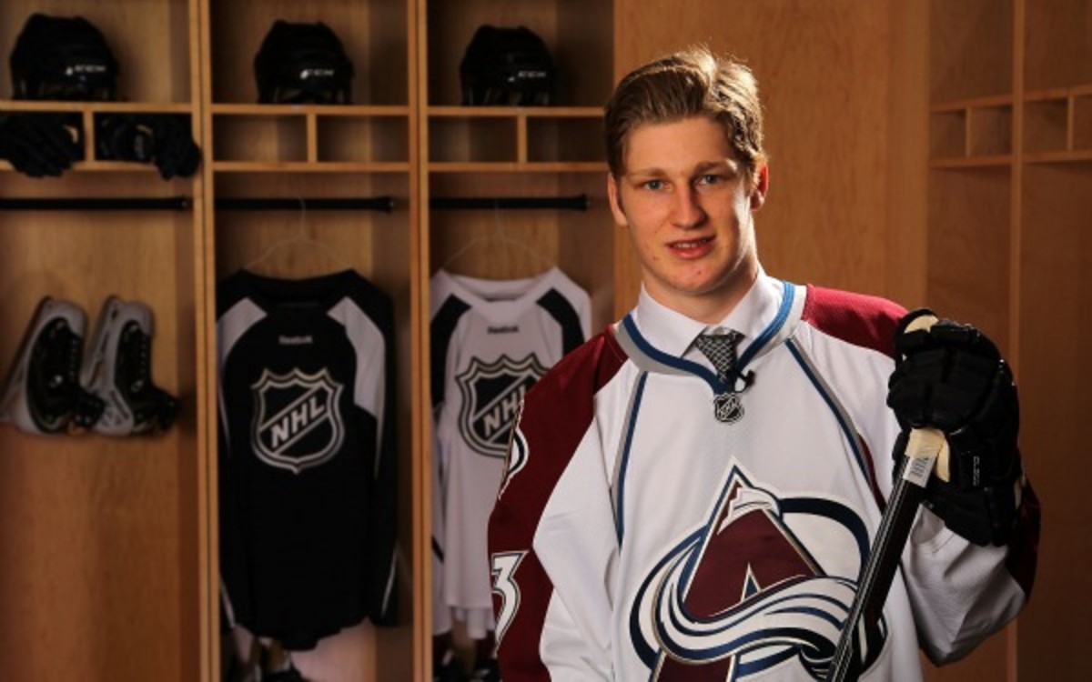 The Avs signed No. 1 draft pick Nathan to a three-year deal. (Bill Wippert/NHL/Getty Images)