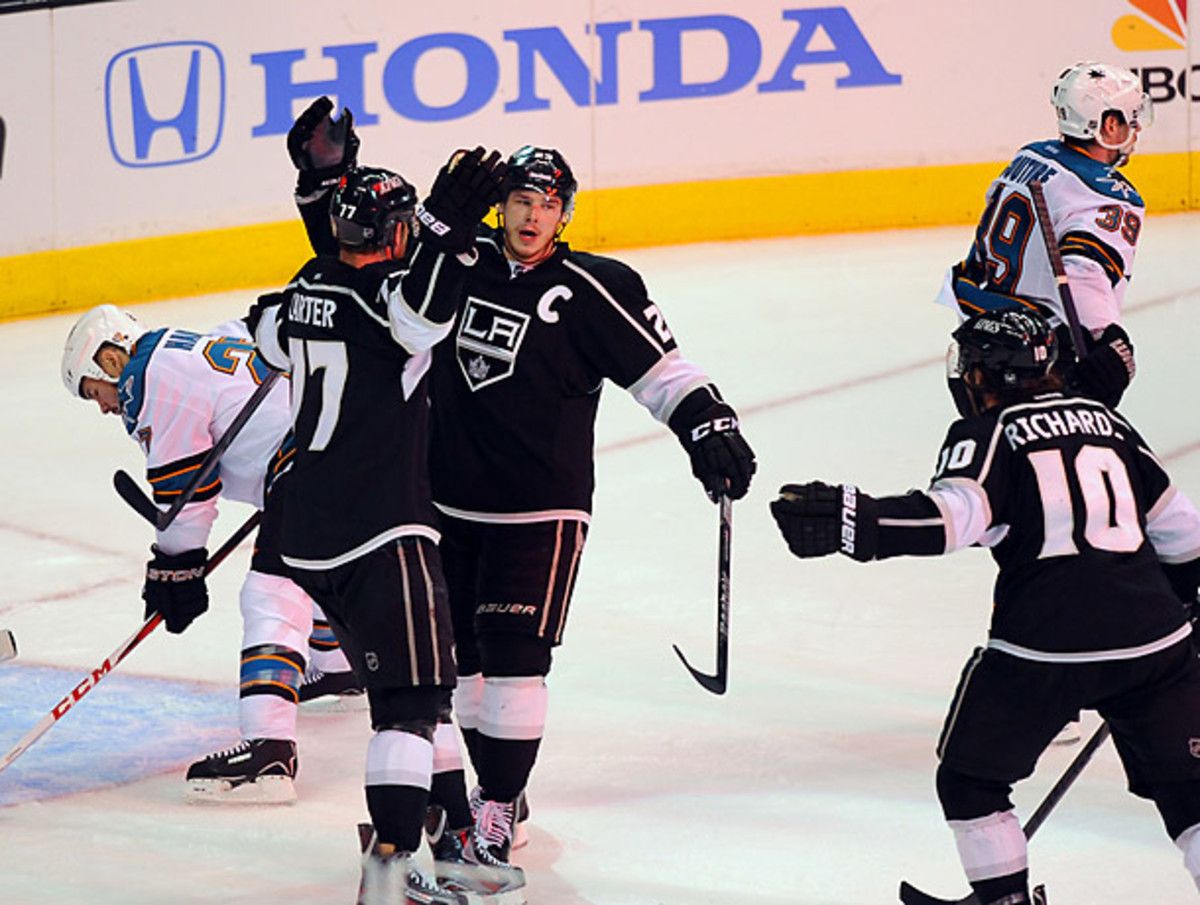 The Kings scored two goals within 22 seconds to secure the Game 2 victory and 2-0 series lead.