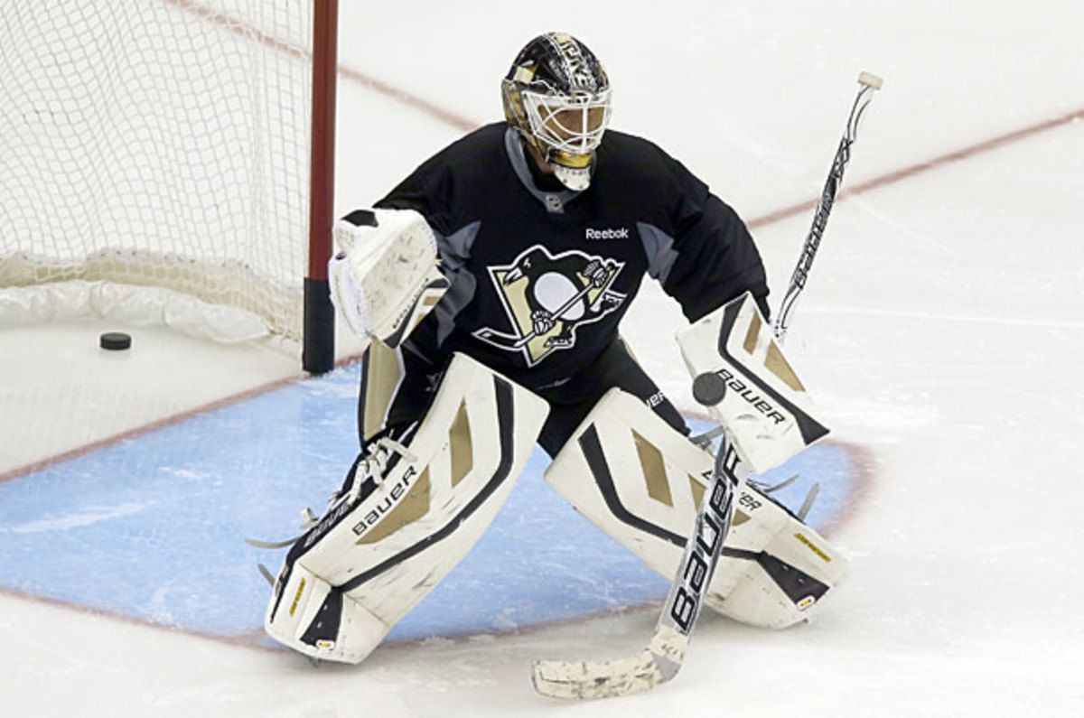 Goaltender Tomas Vokoun of the Pittsburgh Penguins