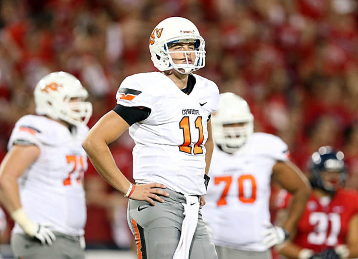 Wes Lunt was pretty much made to be a Big 12 quarterback by virtue of being named Wes Lunt. (Christian Petersen/Getty Images)