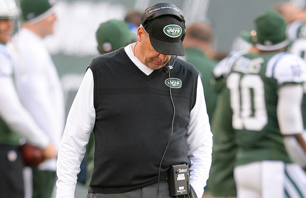A fixture on the hot seat before the season, Rex Ryan may find himself right back there with the Jets struggling.