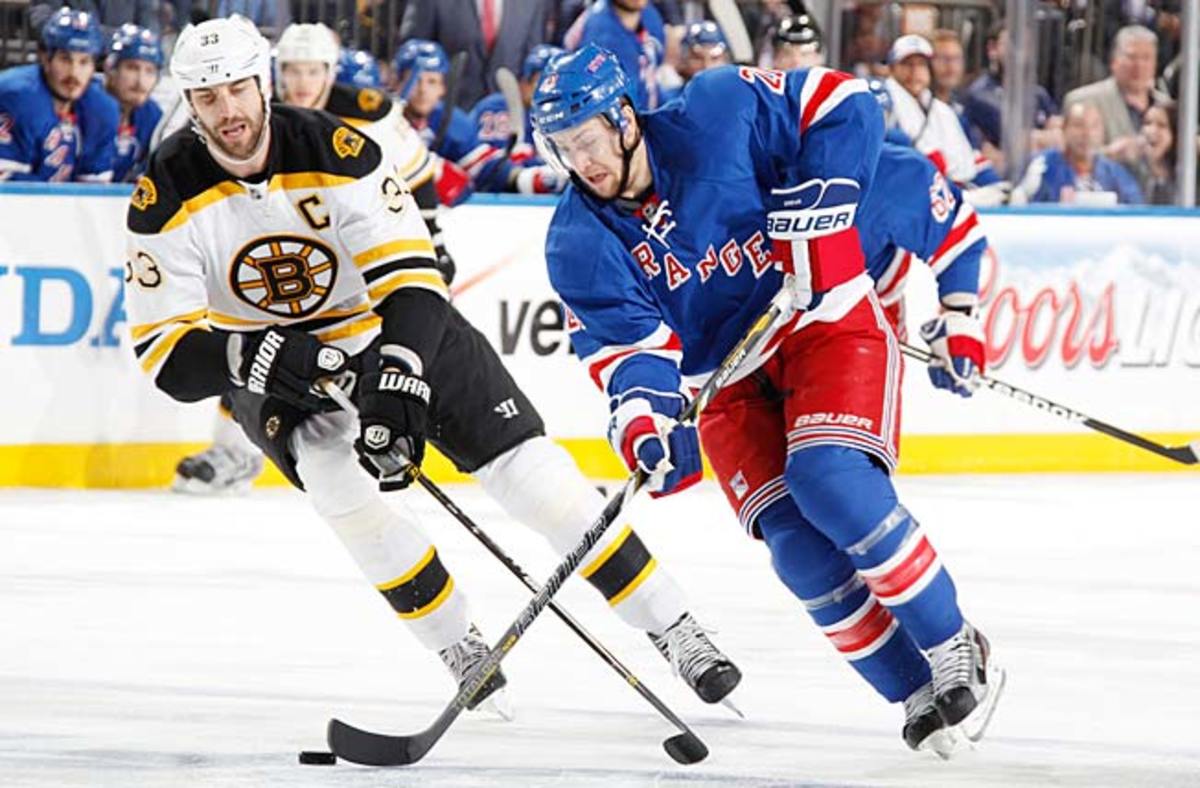 Top line center Derek Stepan has steadily emerged as one of the Rangers' cornerstone players.