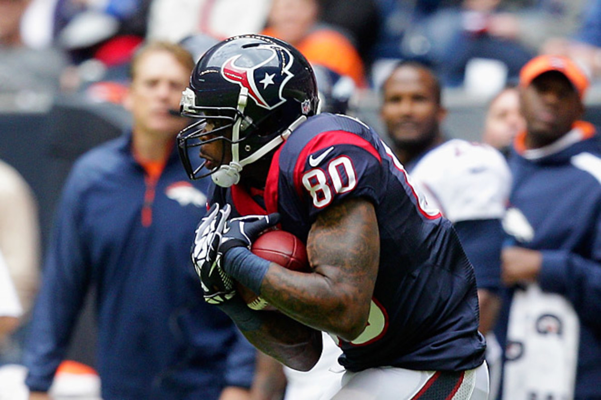 Andre Johnson also had more than 100 receptions in 2006, 2008, 2009 and 2012.