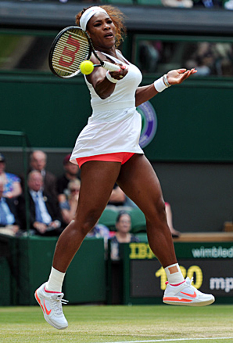 Serena Williams squandered a 3-0 third-set lead in a fourth-round loss to Sabine Lisicki.