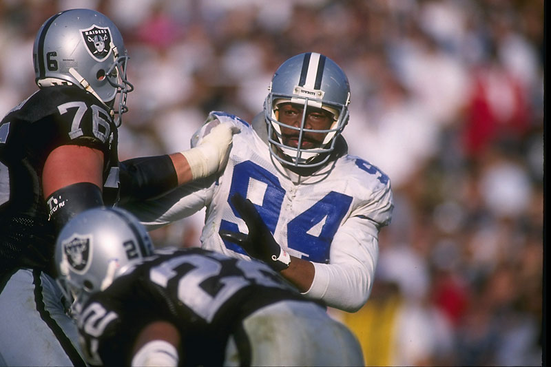 Charles Haley has five very good arguments for a spot in Canton. (Stephen Dunn/Getty Images)