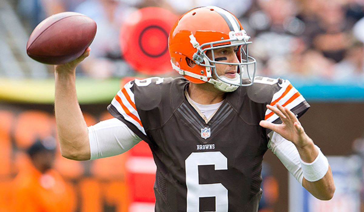 Quarterback Brian Hoyer led the Browns to two straight wins before tearing his ACL in Week 5.