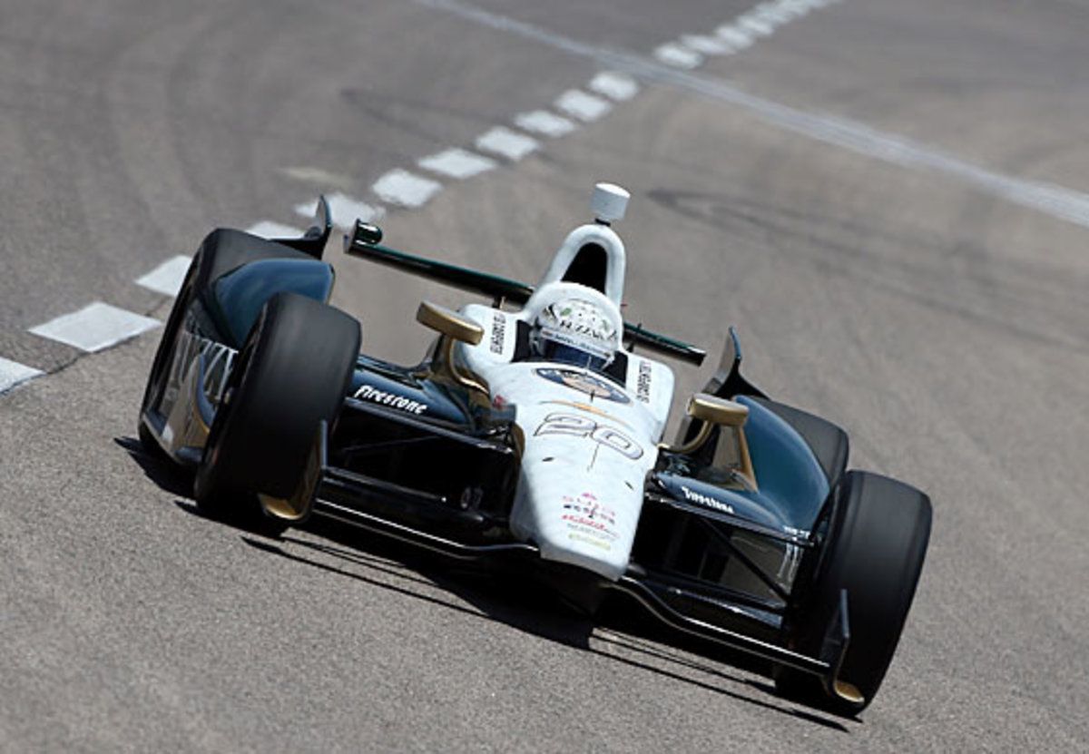 Ed Carpenter has run well at Iowa, with three the top 10 finishes, including a best of sixth in 2007.