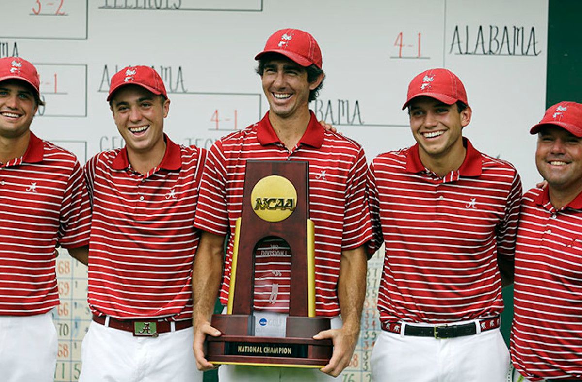 Over the last two academic years, Alabama has won tiles in football, men and women's golf, softball and gymnastics.