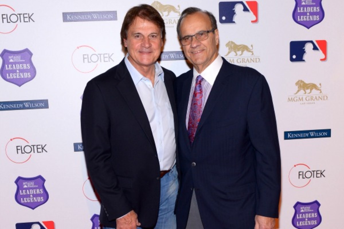Tony La Russa and Joe Torre (Bryan Steffy/Getty Images)
