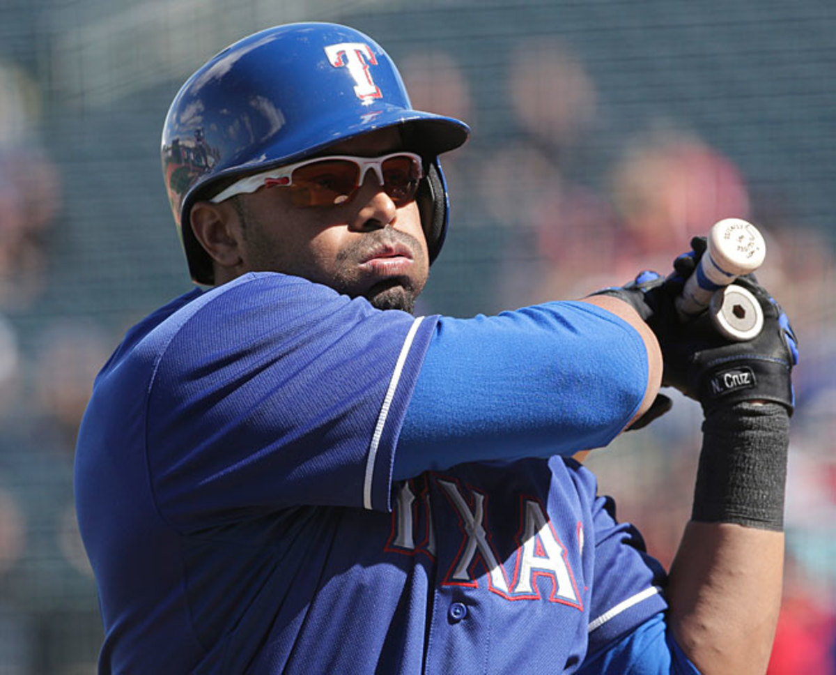 Nelson Cruz hit 24 home runs for the Rangers last season.