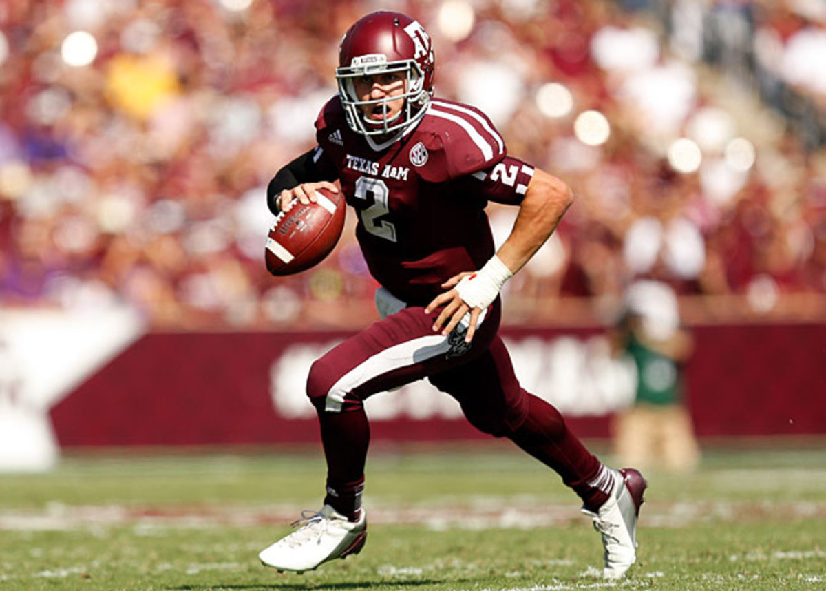 Heisman-winning QB Johnny Manziel went No. 1 overall in the 2013 hypothetical college football draft.