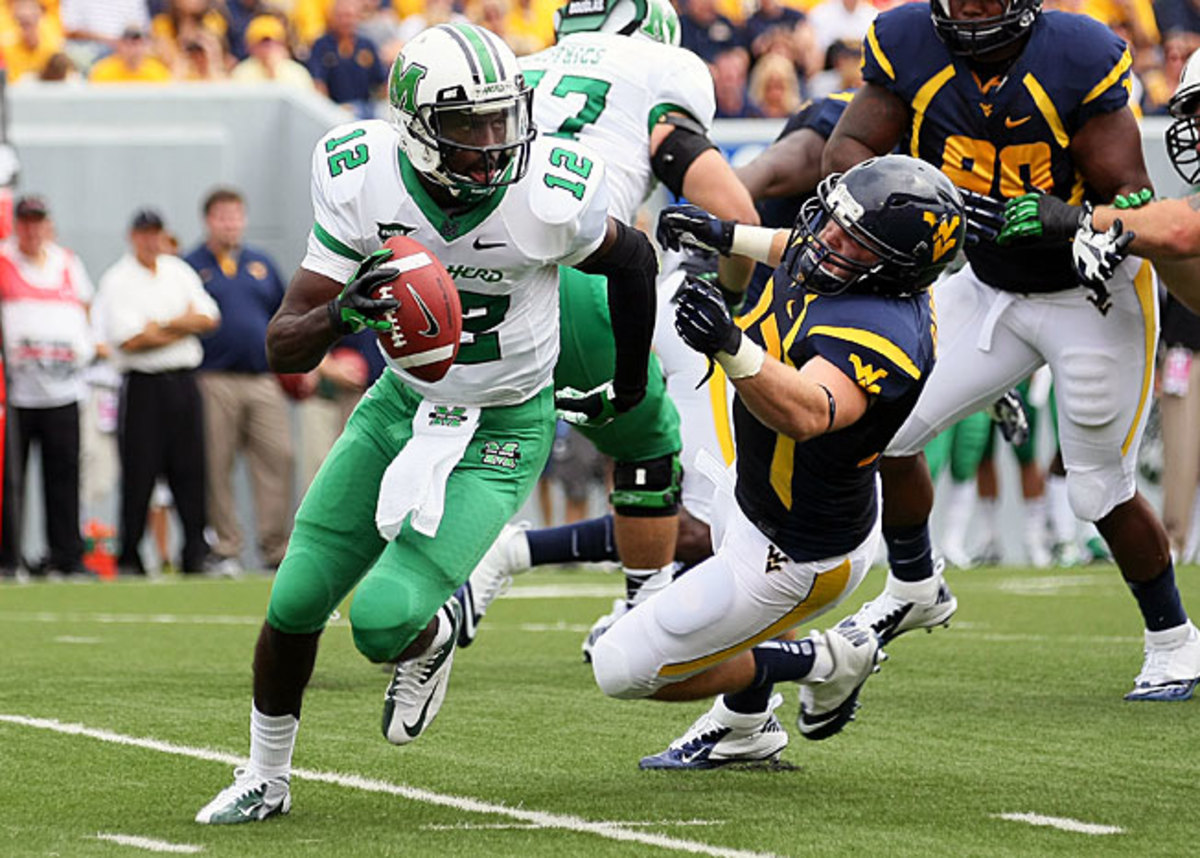 Rakeem Cato passed for 4,201 yards and 37 TDs during his sophomore campaign for Marshall in 2012. 