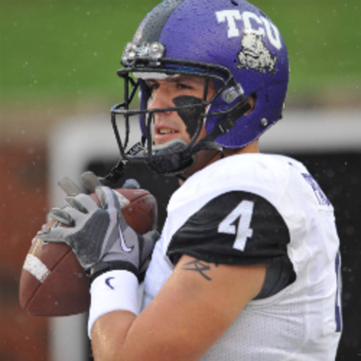 TCU quarterback Casey Pachall has returned to campus and the football team after undergoing treatment for substance abuse. (Cooper Neill/Getty Images)