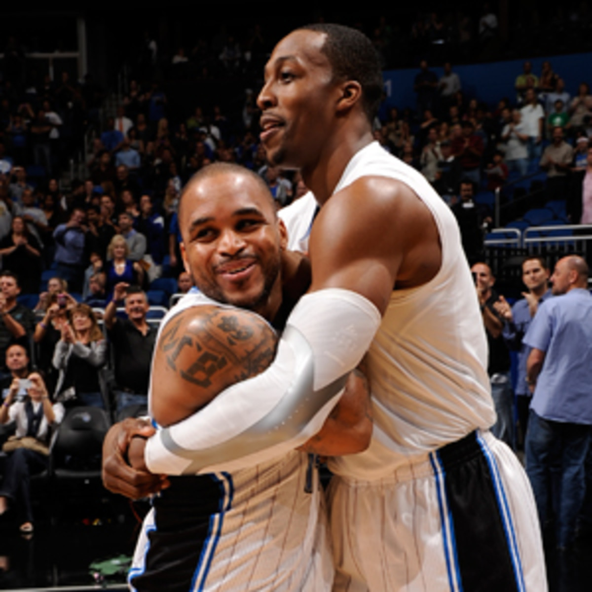 Jameer Nelson and Dwight Howard played together for ?? seasons. (Fernando Median/NBAE via Getty Images)
