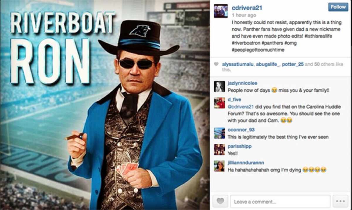 The "Riverboat Ron" meme has taken on life, with Rivera's daughter even joking about it on her Instagram account.