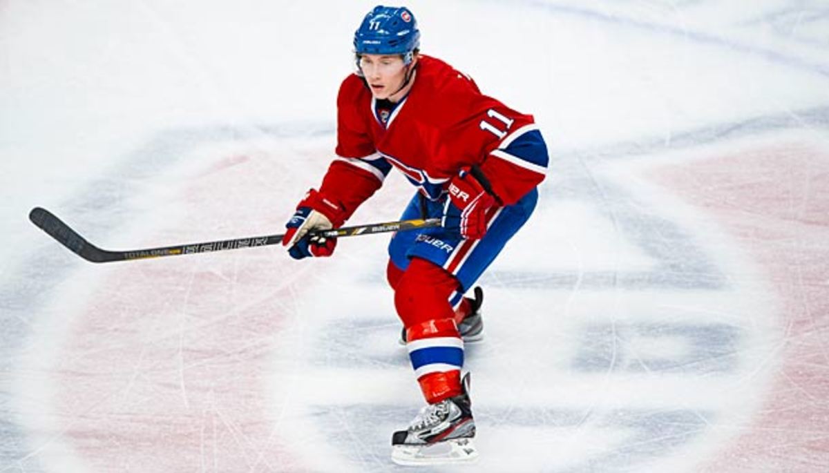 Brendan Gallagher of the Montreal Canadiens