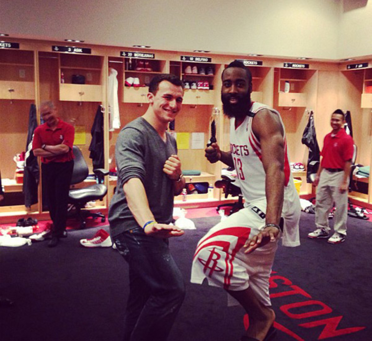 Johnny Manziel, James Harden