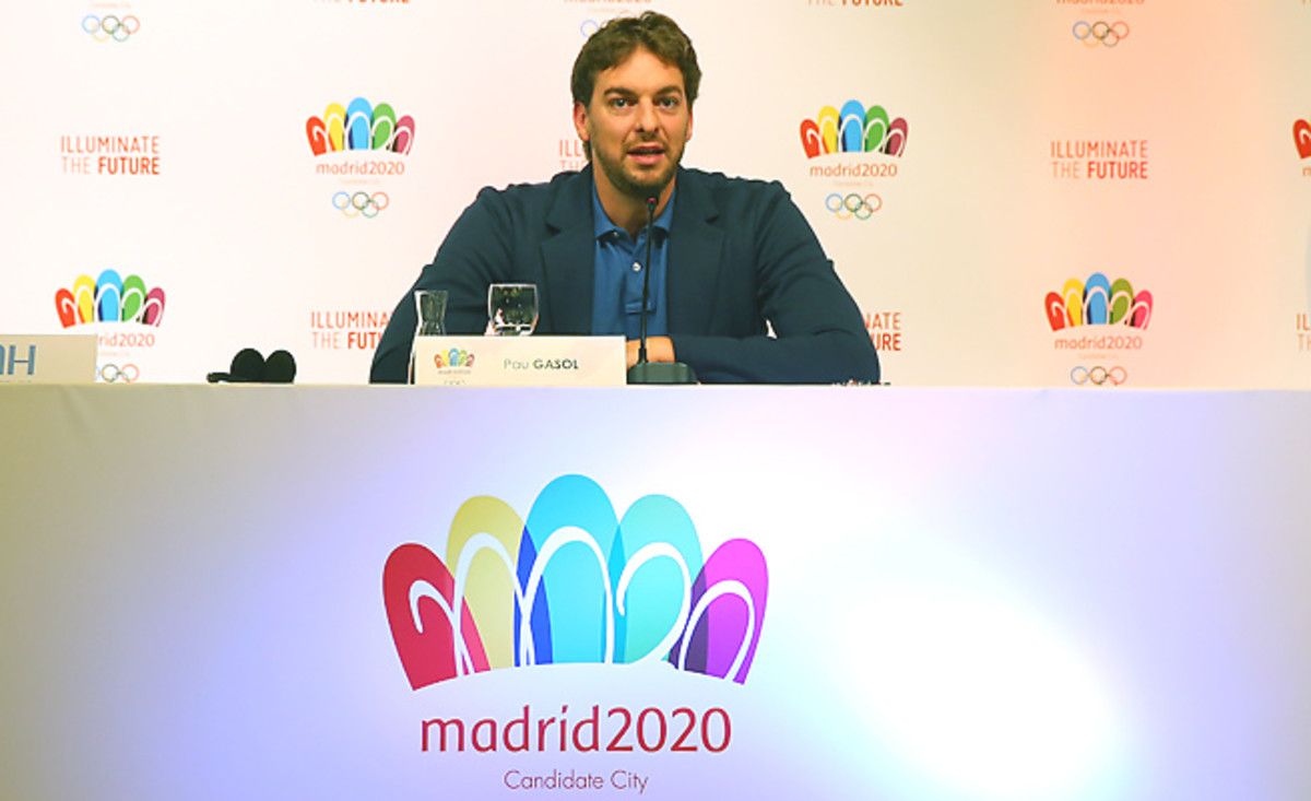 Spaniard Pau Gasol has lent his support to help Madrid land the 2020 Summer Olympics.