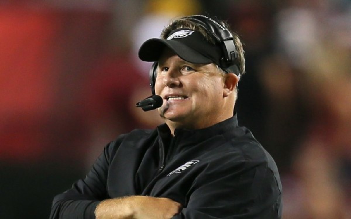 Chip Kelly thinks his offense needs to move even faster. (Rob Carr/Getty Images)