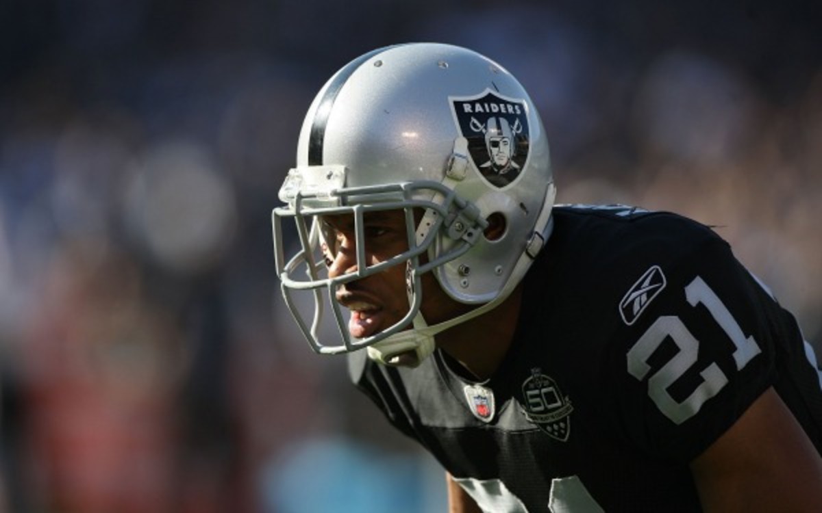 Nnamdi Asomugha had only 15 career INTs because teams refused to throw his way. (Jed Jacobsohn/Getty Images)