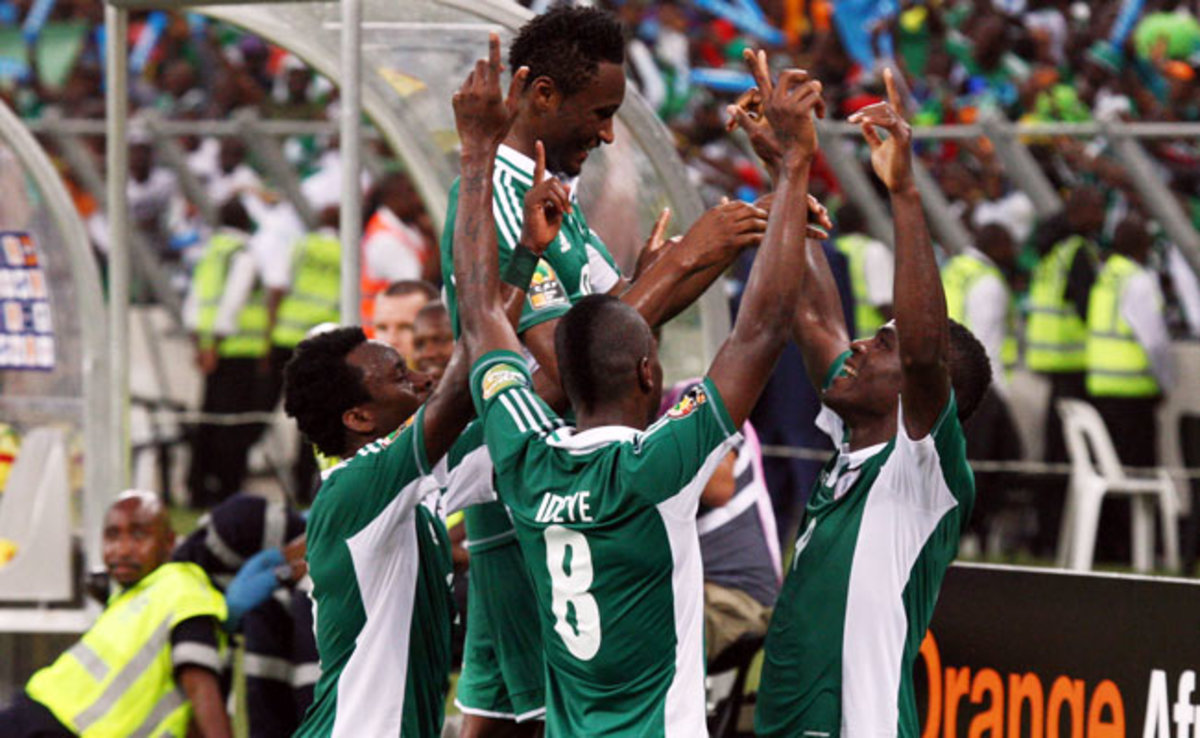 Nigeria won its Africa Cup of Nations semifinal match against Mali and will face Burkina Faso in the final. 