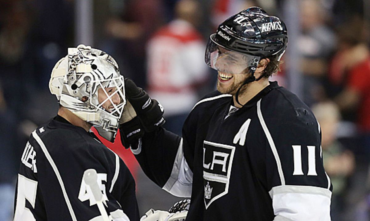 Jonathan Bernier and Anze Kopitar